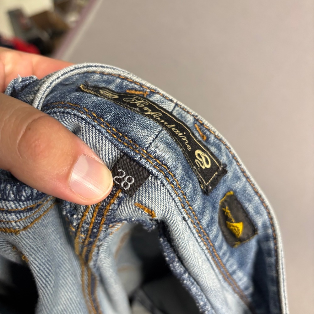Serfontaine XFIT Bootcut Jeans Women's 28 Blue Made in California - Picture 10 of 16